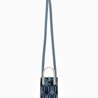 Сумка подр Зайцы, 12*4*17, отд на кнопке, дл ремень, синий Сумка подр Зайцы, 12*4*17, отд на кнопке, дл ремень, синий