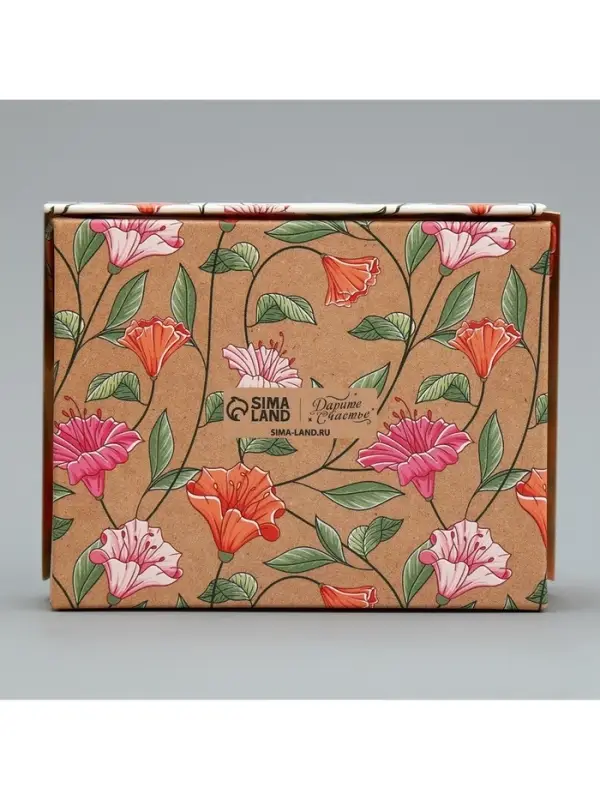 Кондитерская упаковка, коробка с ламинацией &laquo;Крафт&raquo;, 10&times;8&times;3.5 см