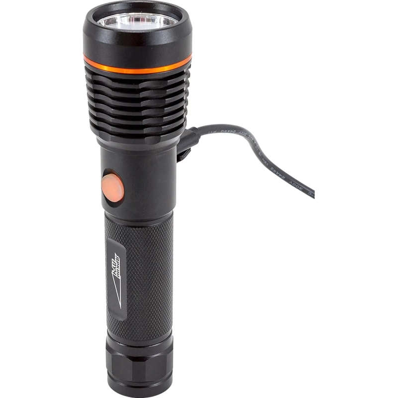 Фонарь ручной ЯРКИЙ ЛУЧ T7v.3 Osram P9 max 5000K 3 реж. IPX4 акк