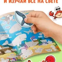 Книги с наклейками многоразовыми &laquo;Познавательные&raquo;, набор 10 шт.