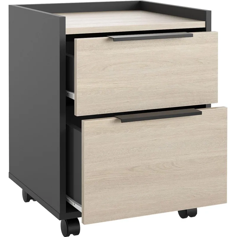 Тумба мобильная К-Loft 241T003 дуб скандин./графит