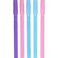 Ручка шариковая ErichKrause. U-108 Pastel Stick, синий стержень, узел 1 мм, МИКС