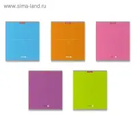 Тетрадь 96 листов, в клетку MC-7, картонная обложка, микс Тетрадь 96 листов, в клетку MC-7, картонная обложка, микс