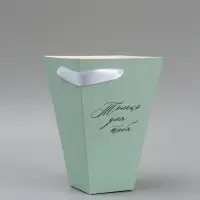 Переноска для цветов на лентах &laquo;Только для тебя&raquo;, 17&times;25&times;9 см