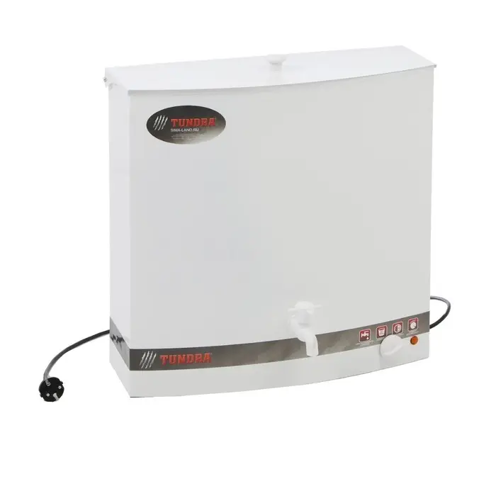Бак настенный TUNDRA, с ЭВН, 1250 Вт,  30 л, белый Бак настенный TUNDRA, с ЭВН, 1250 Вт,  30 л, белый