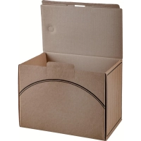Короб архивный  гофрокартон бурый 320x200x240 мм (5 шт/уп.)