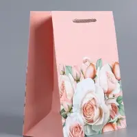 Пакет подарочный ламинированный "Улыбайся" 18 х 22,3 х 10 см