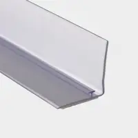 Ограничитель передний пластиковый самоклеящийся с Т-профилем, 1000&times;32&times;30 мм, прозрачный