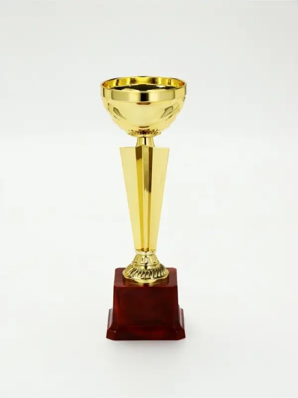 Кубок спортивный 196 С цвет зол, на пластиковой подставке, 23,6 &times; 7,5 &times; 7,5 см