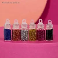 Набор бульонок для декора ногтей Unicorn New Year, 12 цветов Набор бульонок для декора ногтей Unicorn New Year, 12 цветов