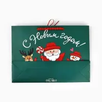 Пакет подарочный «С Новым годом», снеговик, 31 × 40 × 11 см Пакет подарочный «С Новым годом», снеговик, 31 × 40 × 11 см