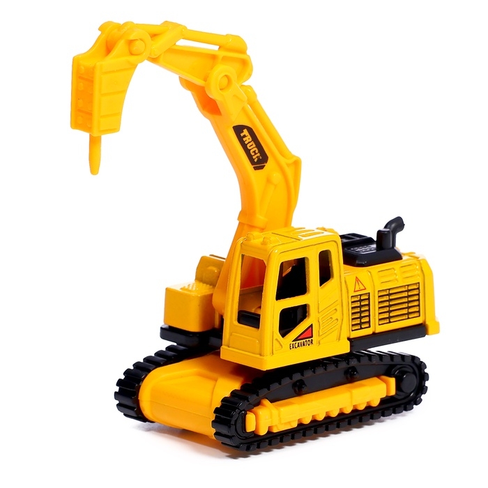 Машинка металлическа  Машинка металлическа "Строительная техника. Кран", МИКС