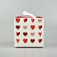 Коробка подарочная складная, упаковка, «Я тебя люблю», 12 х 12 х 12 см Коробка подарочная складная, упаковка, «Я тебя люблю», 12 х 12 х 12 см
