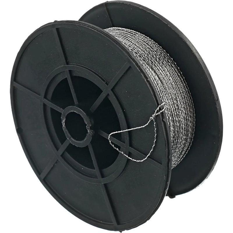 Проволока для опломбирования мет.витая 100м, диаметр 0,65мм.