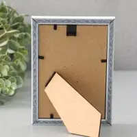 Фоторамка для фото 10х15 см "Oframe", пластик, белый, (пластиковый экран)