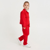 Жакет для девочки MINAKU: Casual collection KIDS, цвет красный, рост 110 см