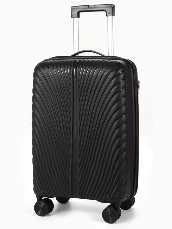 Чемодан на колёсах, 20", кодовый замок, 36&times;20&times;54 см, чёрный