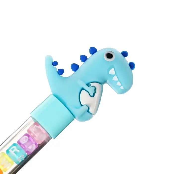 Ручка-прикол &laquo;Дракон&raquo;, с кубиками, синий стержень, гелевая, МИКС