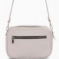 Сумка женская кросс-боди TEXTURA на молнии, 24&times;9&times;15 см, светло-серая