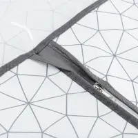 VETTA Чехол для одежды, с прозрачным окном, 60х130см, Валери, молния, полипропилен