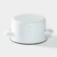 Кастрюля эмалированная, 1.5 л, d=15 см, цилиндрическая, цвет МИКС