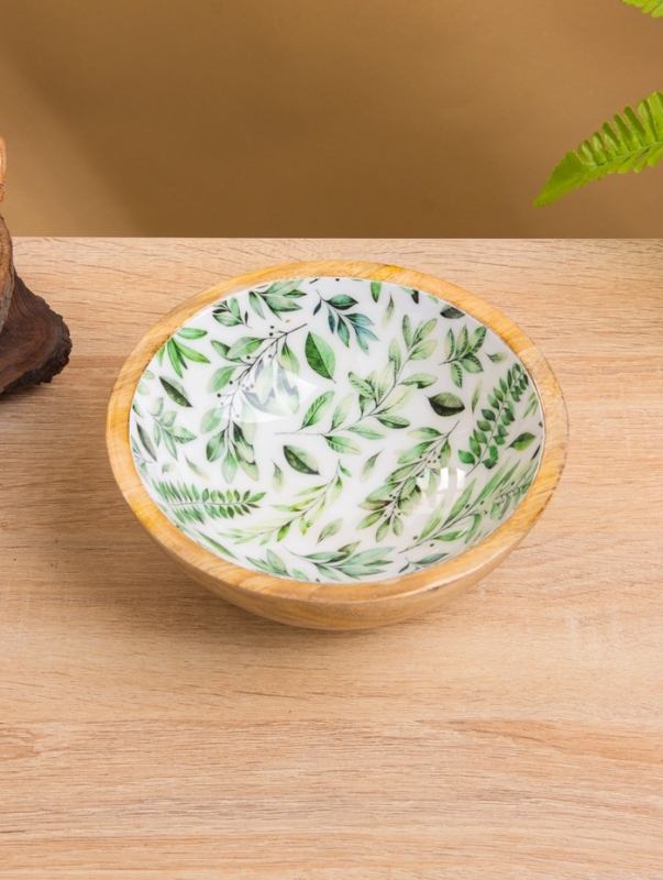 Миска Миска "Оливковая ветвь" дерево манго 17,5х17,5х6,5 см