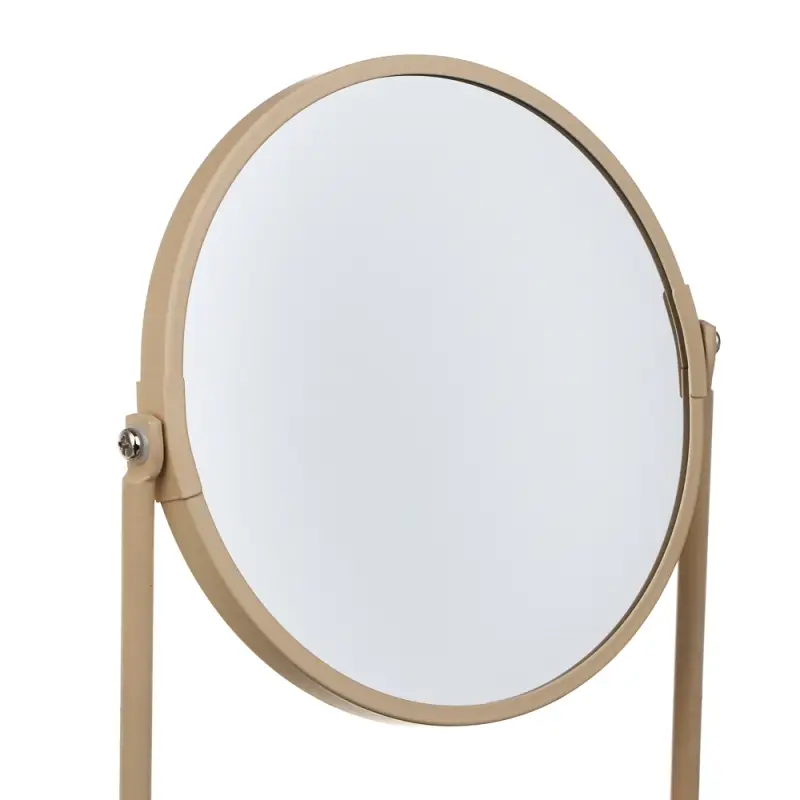 Зеркало в железной оправе тм VETTA Монтана, бежевый, 18,5x8,2x25см