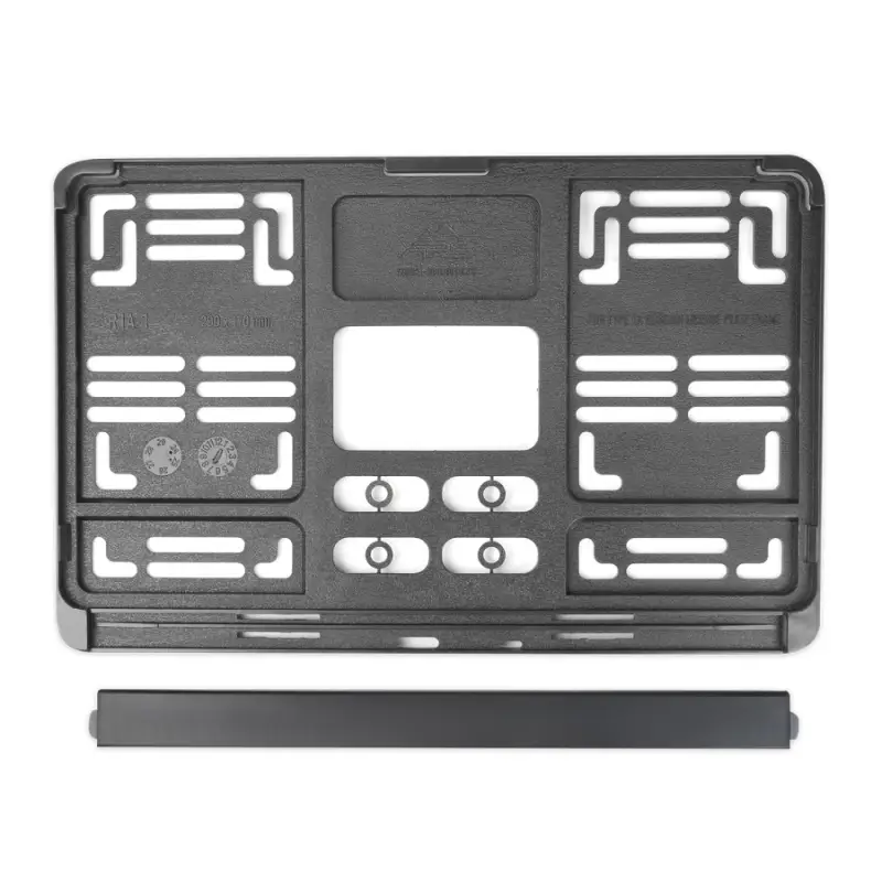 Рамка под номерной знак япон./амер. авто, 290*170 мм (черная) AVS RN-23