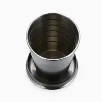 Фляжка со складной стопкой в чехле &laquo;Лев&raquo;, 240 мл, 75 мл