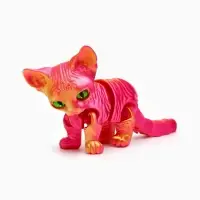 3Д - печатная игрушка &laquo;Котёнок&raquo;, подвижная, цвет МИКС