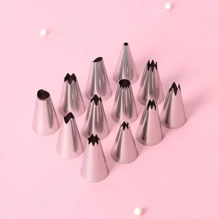 Набор насадок кондитерских, d=1,8 см, 12 шт Набор насадок кондитерских, d=1,8 см, 12 шт