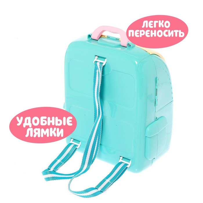 Игровой набор «Ветеринар» в рюкзаке, питомец МИКС Игровой набор «Ветеринар» в рюкзаке, питомец МИКС