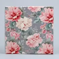 Коробка для печенья, кондитерская упаковка с PVC крышкой, With love for you, 21 х 21 х 3 см