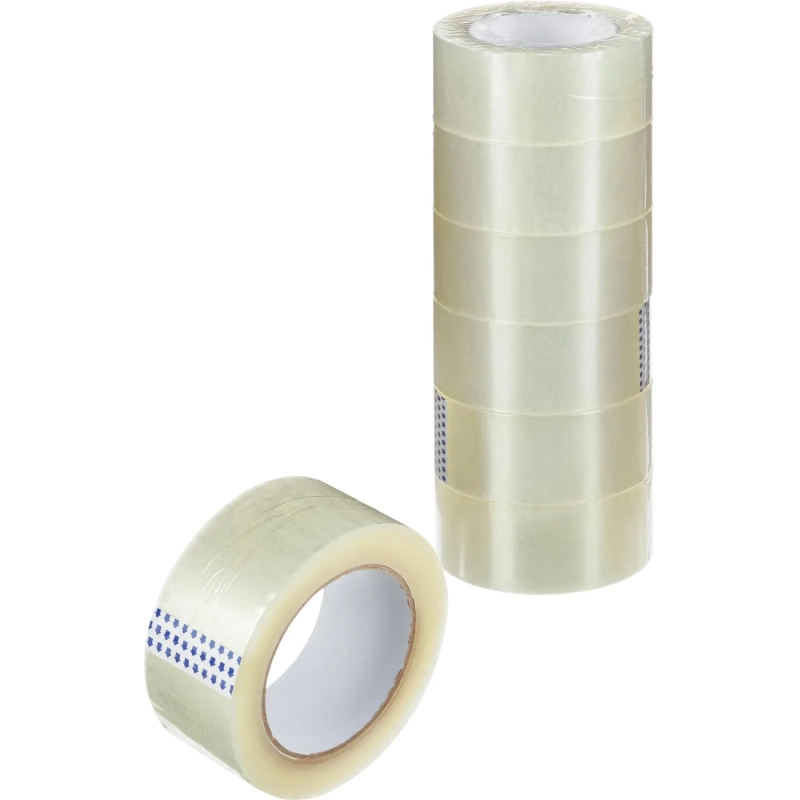 Клейкая лента упаковочная 48мм х 132м 38мкм прозрачная 36 шт/уп СПб