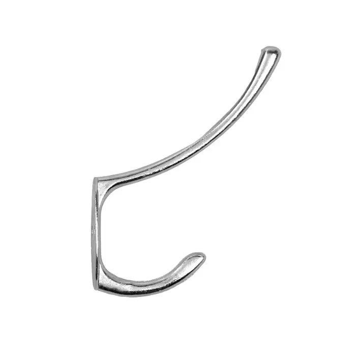 Крючок мебельный ТУНДРА TKd=014, двухрожковый, хром, 100 шт. Крючок мебельный ТУНДРА TKd=014, двухрожковый, хром, 100 шт.