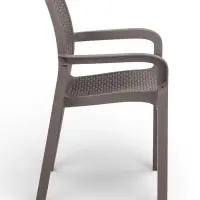 Стул садовый пластиковый Rattan, 50.6&times;58&times;83.3 см, цвет французский платан