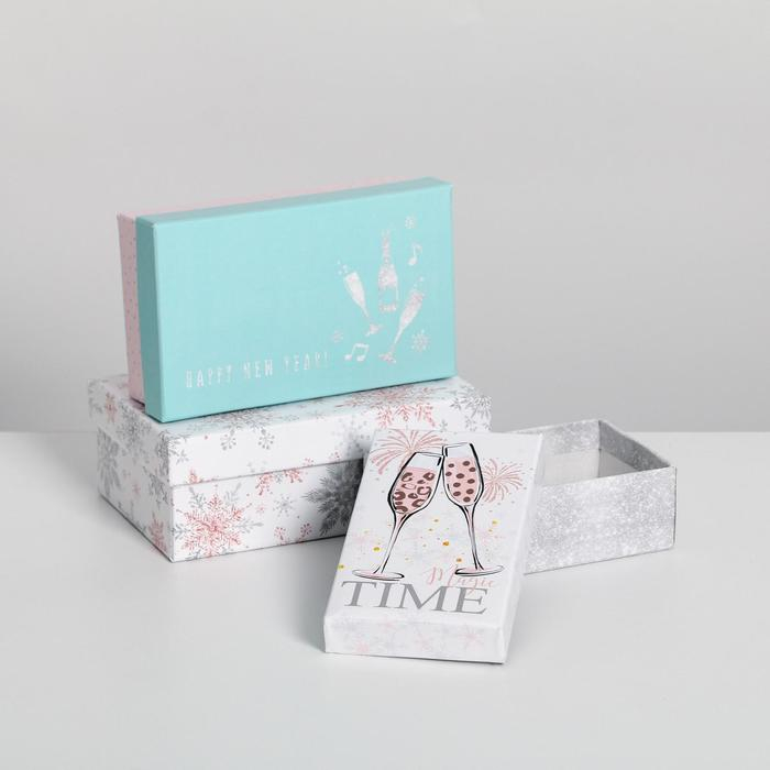 Набор подарочных коробок 10 в 1 «Стильный», 12 х 7 х 4 - 32.5 х 20 х 12.5 см, Новый год