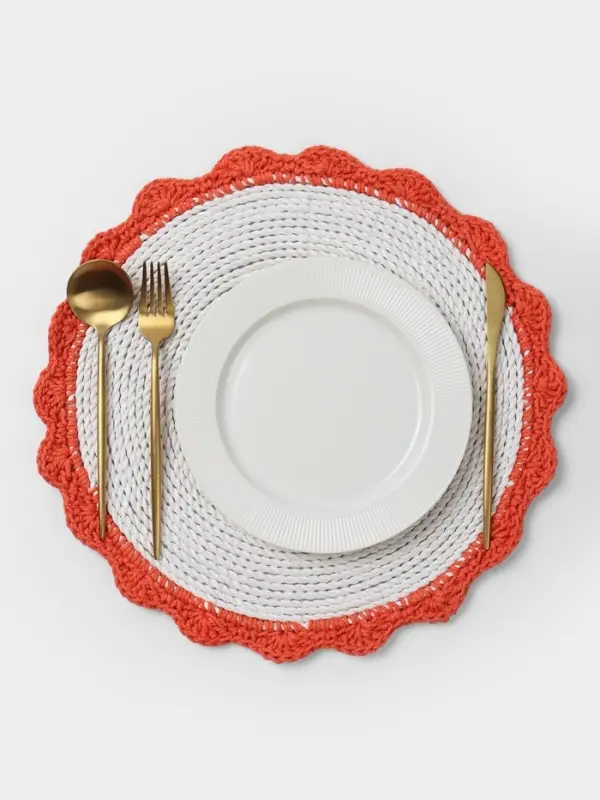 Салфетка сервировочная, 38 см, круглая