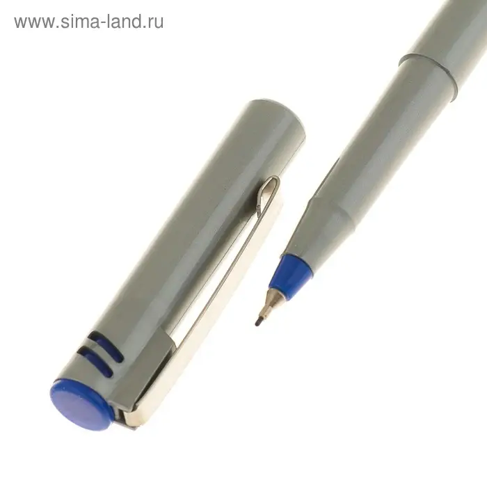 Ручка капиллярная Luxor «Micropoint» чернила синие, узел 0.5 мм, одноразовая Ручка капиллярная Luxor «Micropoint» чернила синие, узел 0.5 мм, одноразовая