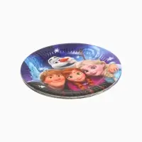 Тарелка одноразовая 18 см, набор 10 шт, Снежная принцесса Тарелка одноразовая 18 см, набор 10 шт, Снежная принцесса