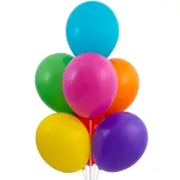 Воздушные шары латексные 14", пастель, 100 шт., МИКС