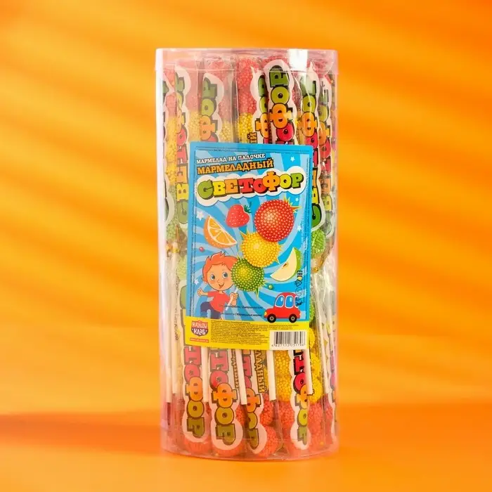 Мармелад на палочке «Мармеладный светофор», 18 г Мармелад на палочке «Мармеладный светофор», 18 г