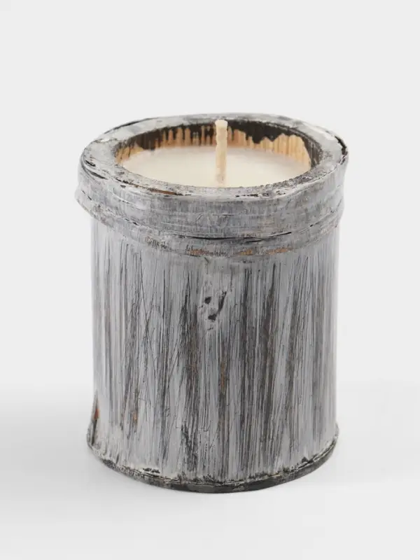 Свеча ароматизированная в бамбуке &laquo;Лотос&raquo;, 8&times;8&times;9 см, 200 мл