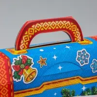 Коробка Новогодняя подарочная "Портфель" 26 х 19,5 х 7,5 см Коробка Новогодняя подарочная "Портфель" 26 х 19,5 х 7,5 см