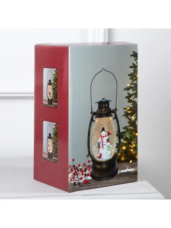 Светодиодная фигура &laquo;Два снеговика&raquo; 14&times;23.5&times;11 см, пластик, от батареек ААх3, USB, свечение тёплое белое