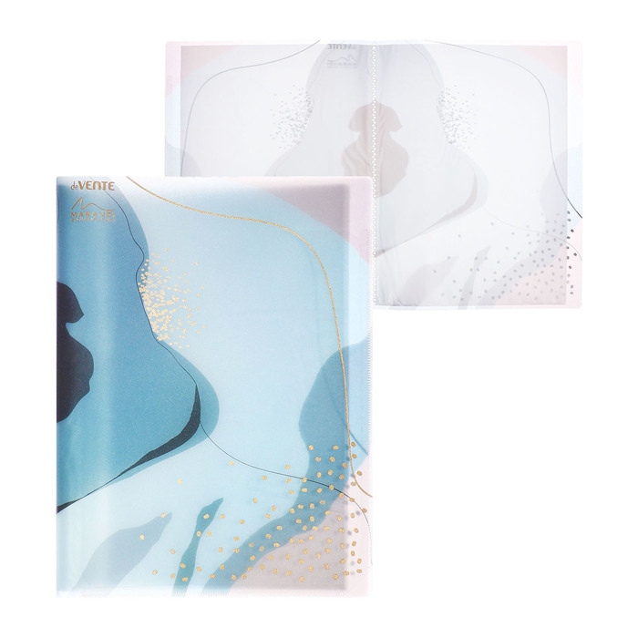 Папка 20 вкладышей А4, 400 мкм, deVENTE, Marandi.Sparkle, внутренний карман, тиснение фольгой Папка 20 вкладышей А4, 400 мкм, deVENTE, Marandi.Sparkle, внутренний карман, тиснение фольгой