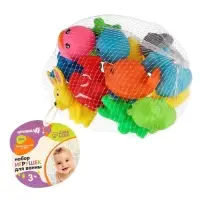 Резиновые игрушки для ванны &laquo;Малыши&raquo;, с пищалкой, в наборе 14 шт., Крошка Я