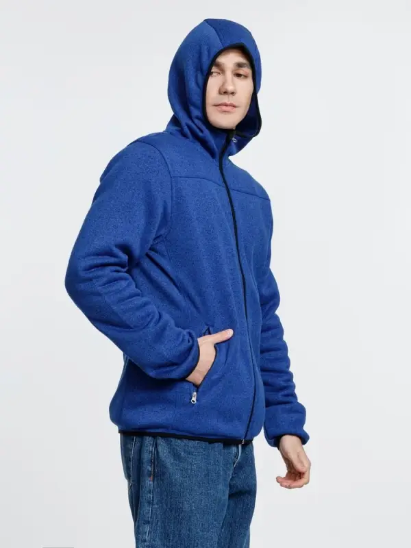 Куртка с капюшоном унисекс Gotland, синяя, размер S Куртка с капюшоном унисекс Gotland, синяя, размер S