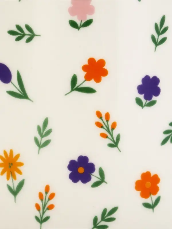 Кружка чайная керамическая &laquo;Цветы&raquo;, 630 мл