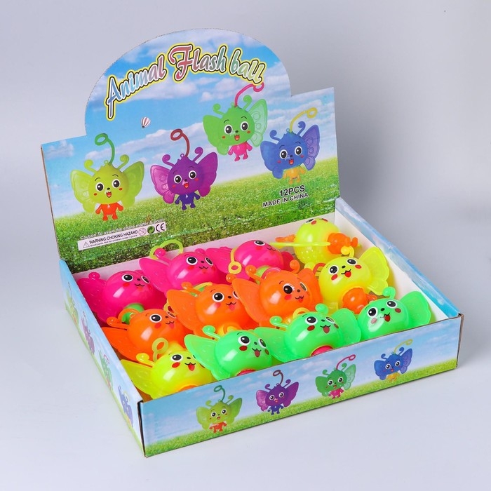 Ёжка «Бабочка», световой, цвета МИКС Ёжка «Бабочка», световой, цвета МИКС